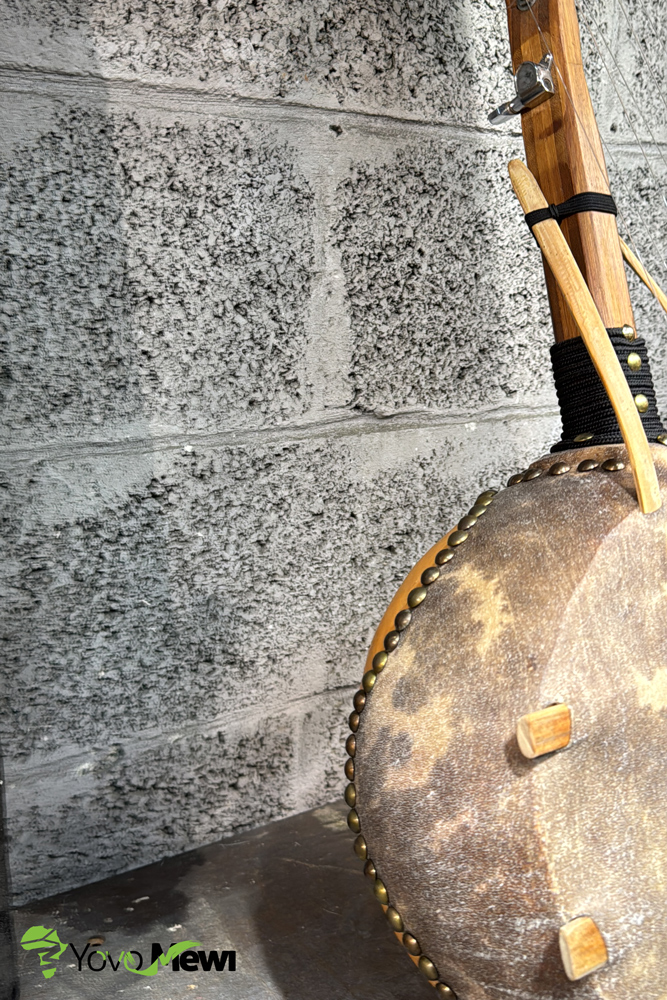 Kamélé goni 8 cordes , taille moyen ,manche bambou (sonorités Yassolon)